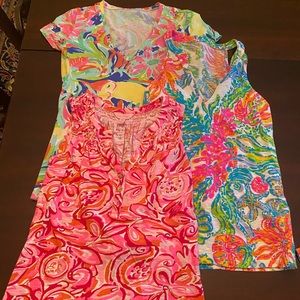3 Lilly Pulitzer tops